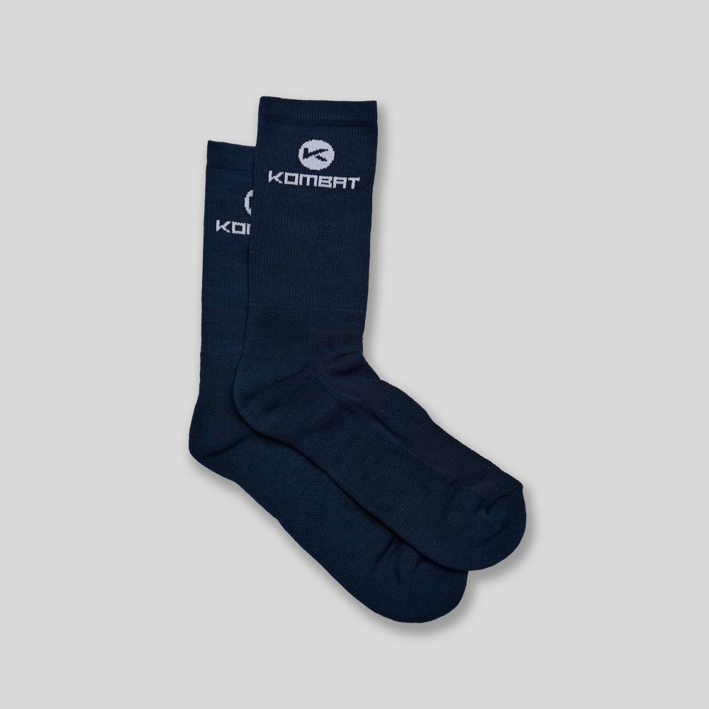 Navy Kombat socks
