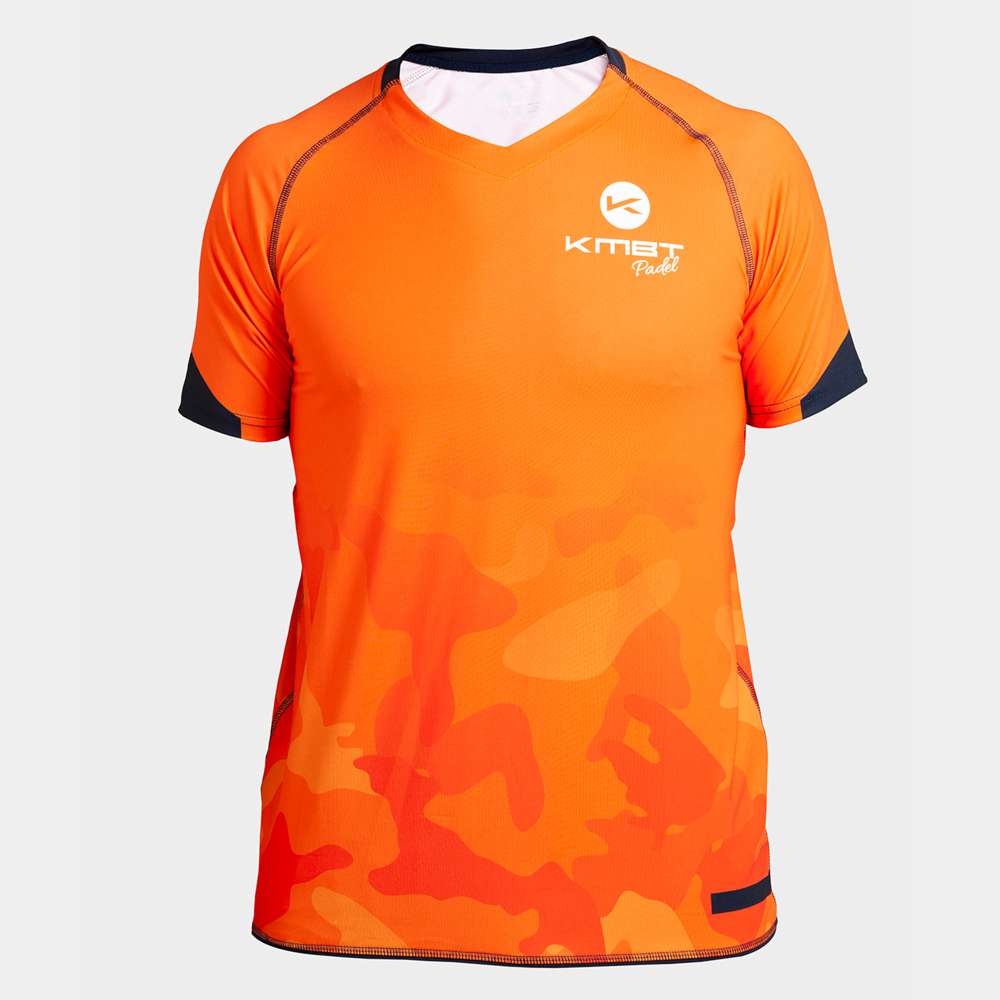 Camiseta de Juego Naranja KMBT Pádel