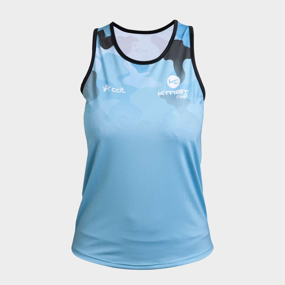 Camiseta de Juego azul KMBT Pádel