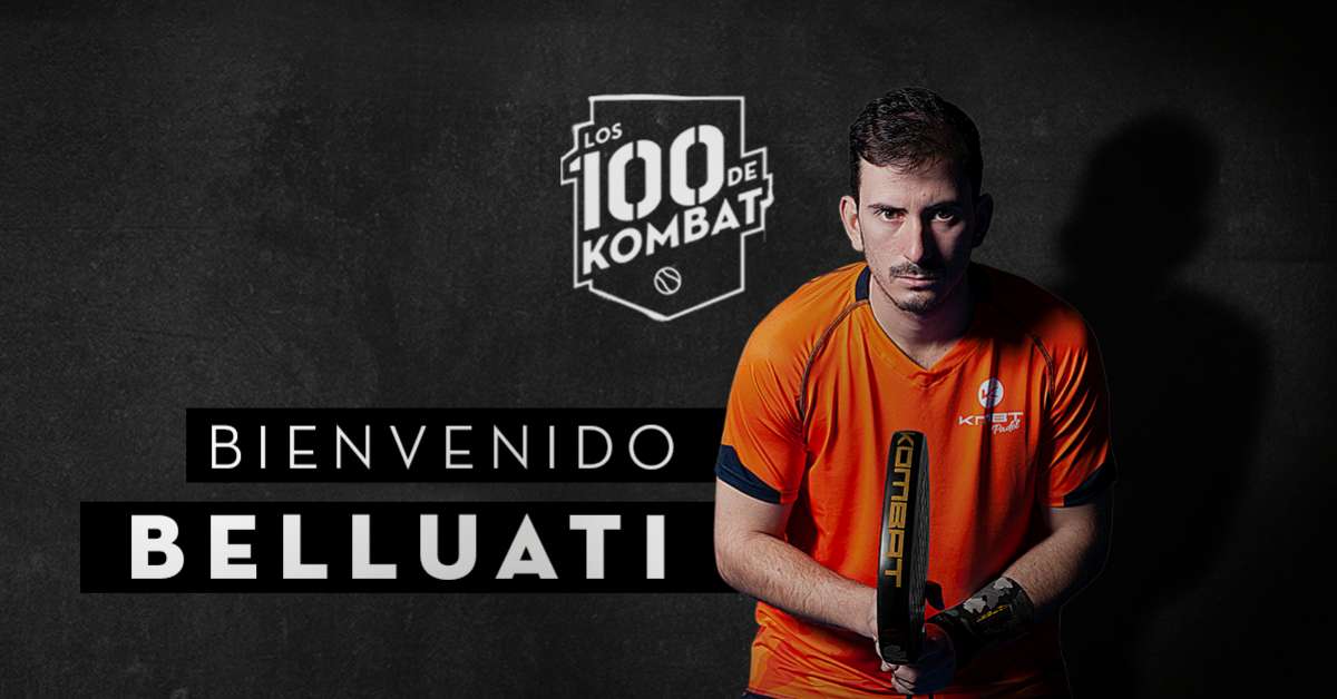 J.C. Belluati ¡¡nuevo jugador de Kombat Padel!!