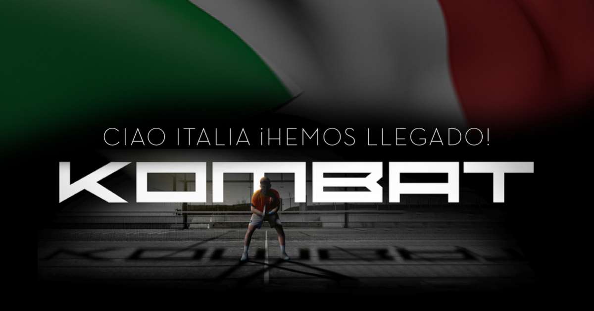 Ciao Italia! ¡Kombat Padel llega al país!